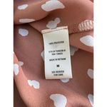 West Kei  Tan Polka Dot Surplice Tie-Sleeve Blouse Size‎ M Photo 6