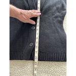 Madewell  Blake Waisted Black Merino Wool V-Neck Cardigan Sweater NM616 Sz XS Photo 8