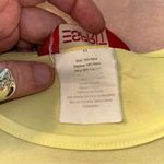 Esprit Espirit Y2K vintage yellow green short sleeve t-shirt mesh overlay size M Photo 5