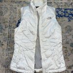 The North Face White Puffer Vest Photo 0