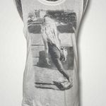 Delia's DELIA*S Woman's 2000's Skater Girl White Crewneck Muscle Tee Tunic Tank Small Photo 0