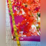 Natori Floral Pink and Red Maxi Silky Pajama Pants Size Medium EUC Photo 3