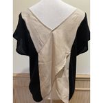 Love 21  Women Blouse Size Large ~ Black/Tan Photo 4