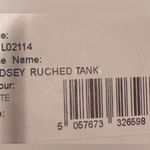 4TH & Reckless Ruched Lindsey Tank XS NWT Photo 5