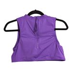 ANDIE The Venice High Neck Top Violet Swimwear Bathing Suit Size M New Photo 3