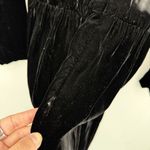 Tanner Vintage Black Velvet Long Sleeve Formal Dress Size 6 Evening Photo 12