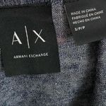 Armani Exchange Linen Grey Navy Crew Neck Sweater Photo 27