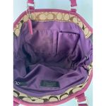 Coach Vintage Signature C Beaded Tote Bag, Early 90's Y2K Photo 4