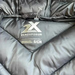 Zeroxposure hooded puffer quilted jacket full zip black size S NWOT with flaw Photo 5