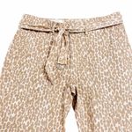 Anthropologie  The Wanderer Boyfriend Trendy Casual Pants Leopard Utility Trouser Photo 3