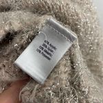 Jennifer Lopez Pink silver shimmer crew neck Holiday sweater size XS Photo 4