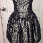 XOXO Silver Pattern Dress Photo 0