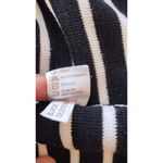 Seed Heritage Jumper Womens Small Black White Sweater Pullover Striped Ladies Photo 5