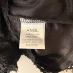 ANGL  sz S black lace‎ romper jumpsuit Photo 2