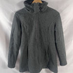 The North Face Caroluna Jacket Women's Size Medium Dark Gray Sherpa Lined Photo 0