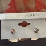 Vintage Gi Gi Sand Dollar Earrings w/ Original Card 80s–90s Coastal Silver Photo 5