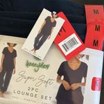 Honeydew Ladies' 2 Piece Embroidered Lounge Set moon & stars White Size M Photo 6