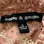 Cable & Gauge Lace Sleeveless Sz Sm Fairy Ballet Core Feminine Y2K Coquette  Top‎ Photo 4