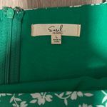 easel Green Floral Dress Photo 3