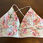 ZARA  Floral Strappy Crop Top Back Buttons Boho Feminine XL Photo 0