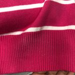 Jones New York sport 3/4 sleeve pink white striped top size XL Photo 11