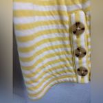 J. Jill XL Preppy Yellow Striped Cotton Tunic Top Photo 5