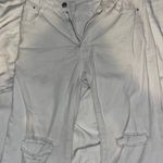 Princess Polly Wide Leg White Jeans Photo 2