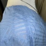 Grand & Greene Blue and White 3/4 Bell Sleeve Blouse Size L Photo 7