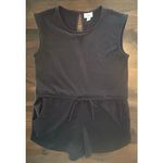 ⭐️Jenni Black Sleeveless Romper Comfortable‎ Lightweight Summer Waist Drawstring Size XS Photo 1