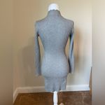 Almost Famous  Long Sleeve Knit Grey Fitted Body con Dress Size Medium Photo 1