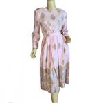 Talbots VINTAGE CIRCA 1980'S PINK & YELLOW SKIRT AND BLOUSE SET (10P) Photo 1