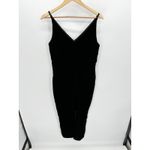 Banana Republic  Black Velvet V-Neck Sleeveless Cropped Jumpsuit‎ Women's Size 4 Photo 11