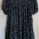 ARULA Floral Midi Dress in Blue Size undefined Photo 0