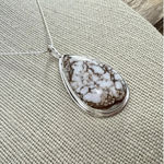 Wild Horse Turquoise 925 Silver Plated Necklace Native American Jewelry Brown Photo 5