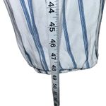 Forever 21 White & Blue Stripe Design  Strapless Jumpsuit Romper Women’s Size XL! Photo 3