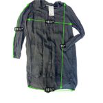 Alexander Wang T by  Sheer Silk Blend Tunic Shirt – Black (Size S) Photo 1