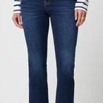 J Brand ππ GIGI ANKLE MID CROPPED FLARE STRETCH JEANS DARK WASH SZ 26 Photo 0