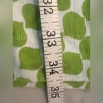 Trina Turk LA Green Lace Geo Print Sheath Retro Dress Y2K Size 8 EUC Photo 3