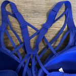Victoria's Secret VSX Sport  Blue Strappy Padded Lightweight Sports Bra 32C Photo 8