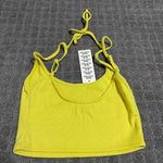Urban Outfitters Nadia Cropped Cami NWT Size S - Light Yellow Photo 5