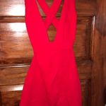 Forever 21 Red Cutout Dress Photo 0