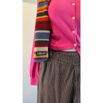 Lands' End  Multi Colored Rainbow Striped Scarf Unisex Photo 6