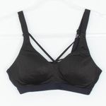 Victoria's Secret  Sport Black Strappy Sports Bra Womens 34B Lightweight Athletic Photo 0