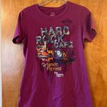 Hard Rock Cafe  ORLANDO Florida Women’s Babydoll Tee Short Sleeve T-Shirt Large Photo 0