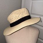 Calia by Carrie New, Calia Wide Brim Fedora Straw Hat Size OS Photo 2
