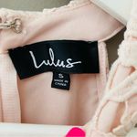 Lulus  Love Poem Lace Mini Dress Pink Sz Small Photo 3