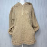 Koolaburra by UGG Brushed Back Sherpa Hoodie Pullover Irish Cream size M Size M Photo 3