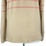 BeachLunchLounge Cozy Beige and White Animal Print Knit Sweater Photo 8