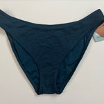 Shade & Shore Women’s Bikini Bottoms NWT Size Large Blue Swimsuit Summer Beach Photo 0