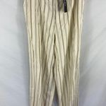 Lulus NWT  High Rise Stripe Relaxed Fit Pant Size Medium Photo 3